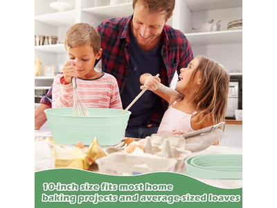 Grand panier ovale petit bol à mélanger pour pain en bois levain banneton