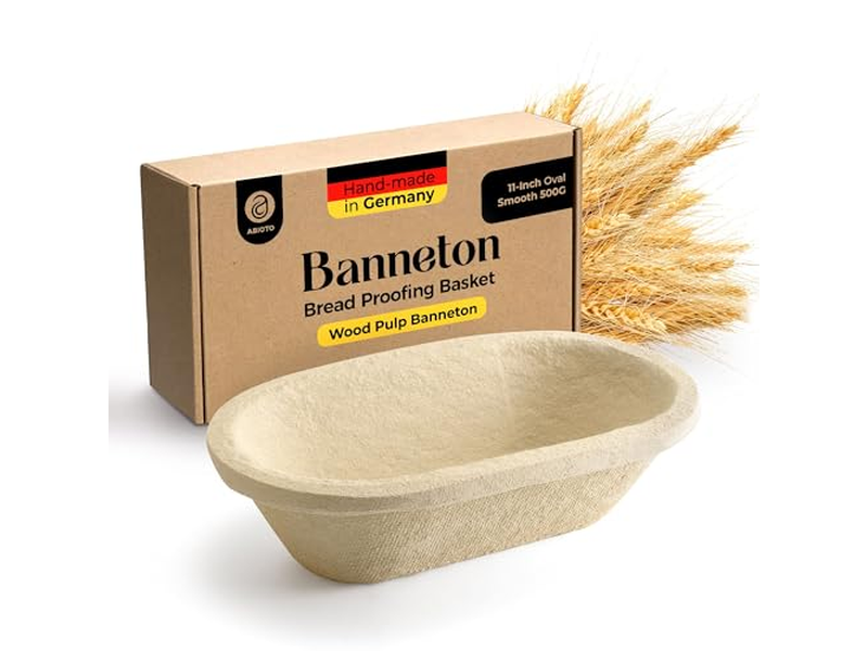 Moule Banneton Ovale Professionnel avec Bois d’Épicéa et Rotin