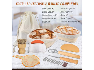 Paniers en Plastique pour Levée de la Pâte Panier à Pain Tissé Ovale