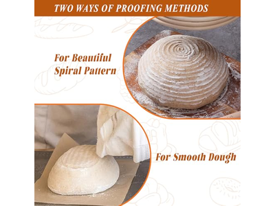 Paniers en Plastique pour Levée de la Pâte Panier à Pain Tissé Ovale