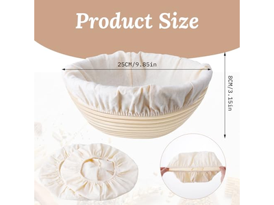 Paniers en Plastique pour Levée de la Pâte Panier à Pain au Levain