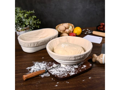 Panier Banneton Rond pour Pain avec Doublure