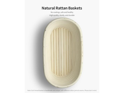 Banneton en silicone et lame antiadhésive 500g ovale Lee Valley Meilleur pain avec élévateur