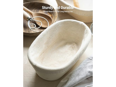 Banneton en silicone et lame antiadhésive 500g ovale Lee Valley Meilleur pain avec élévateur