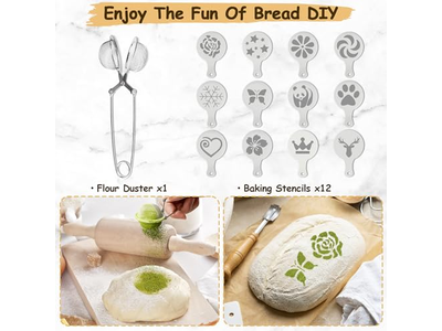 Panier Banneton en silicone rose avec doublure pour levain ensembles ovales DIY rotin naturel