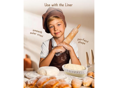 Panier de pré-fermentation de pain en silicone Ensemble de grands paniers ronds Benetton