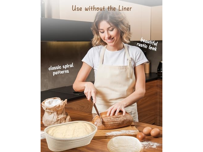 Panier de pré-fermentation de pain en silicone Ensemble de grands paniers ronds Benetton