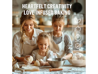 Kit de Démarrage pour Levain en Rotin Rond Banneton