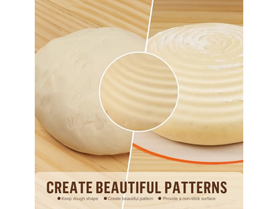 Kit de Démarrage pour Levain en Rotin Rond Banneton