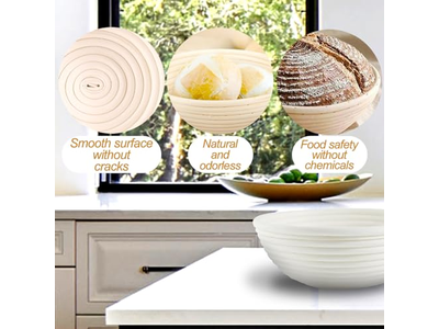 Panier de Levée Banneton pour Pain au Levain avec Doublure