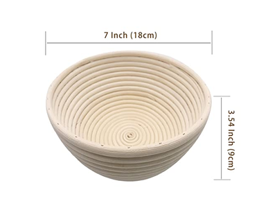 Paniers de Levée en Osier Français Bannetons en Rotin Vietnamien pour Levain