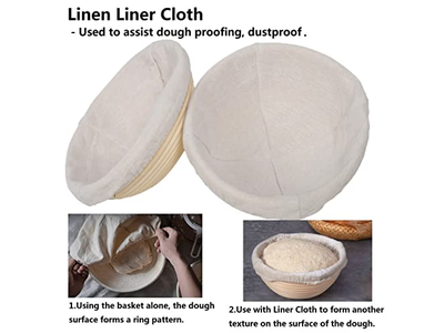 Paniers de Levée en Osier Français Bannetons en Rotin Vietnamien pour Levain