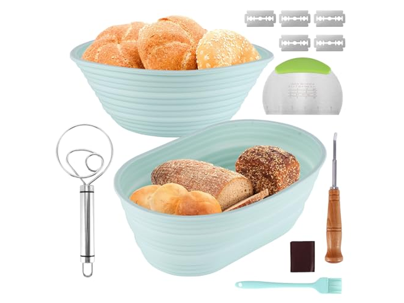 Couche en lin pour boulanger de pain robuste pour paniers de fermentation 4 pouces