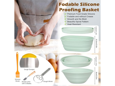 Panier de pain en rotin double usage pour boulangerie domestique, sûr pour la santé