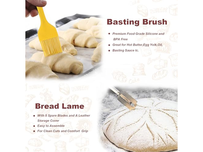 Paniers en Rotin Naturel pour Cuisson du Pain Sécurité Alimentaire Panier de Levée Ovale