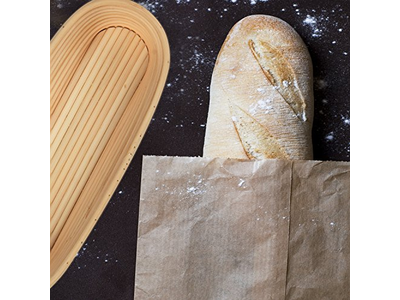 Préparation du Banneton pour une Première Utilisation de Pâte au Levain sans Panier de Cuisson