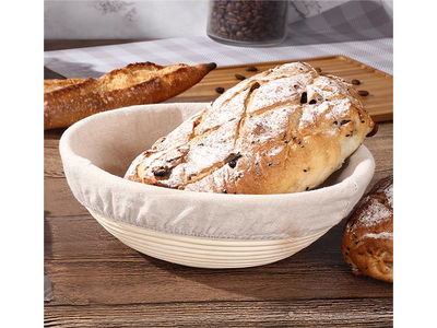 Panier de Levée pour Plateaux à Baguettes et Pâte à Pizza avec Couvercle