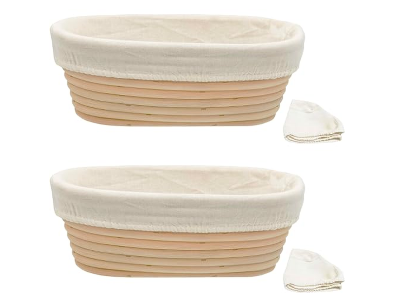 Ensemble de Panier de Levée pour Boulangers à Domicile Pain au Levain Vente en Gros Banneton