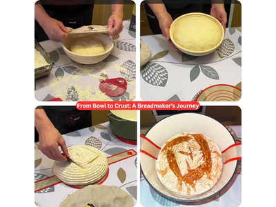 Ensemble de Panier de Levée de 2 Rond et Ovale 3 Pièces Pain Banneton 5 Pièces Vente Chaude