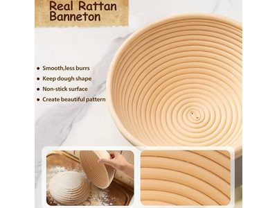 Fermentation de levain sans panier pour pain et cadeau de décoration de gâteau